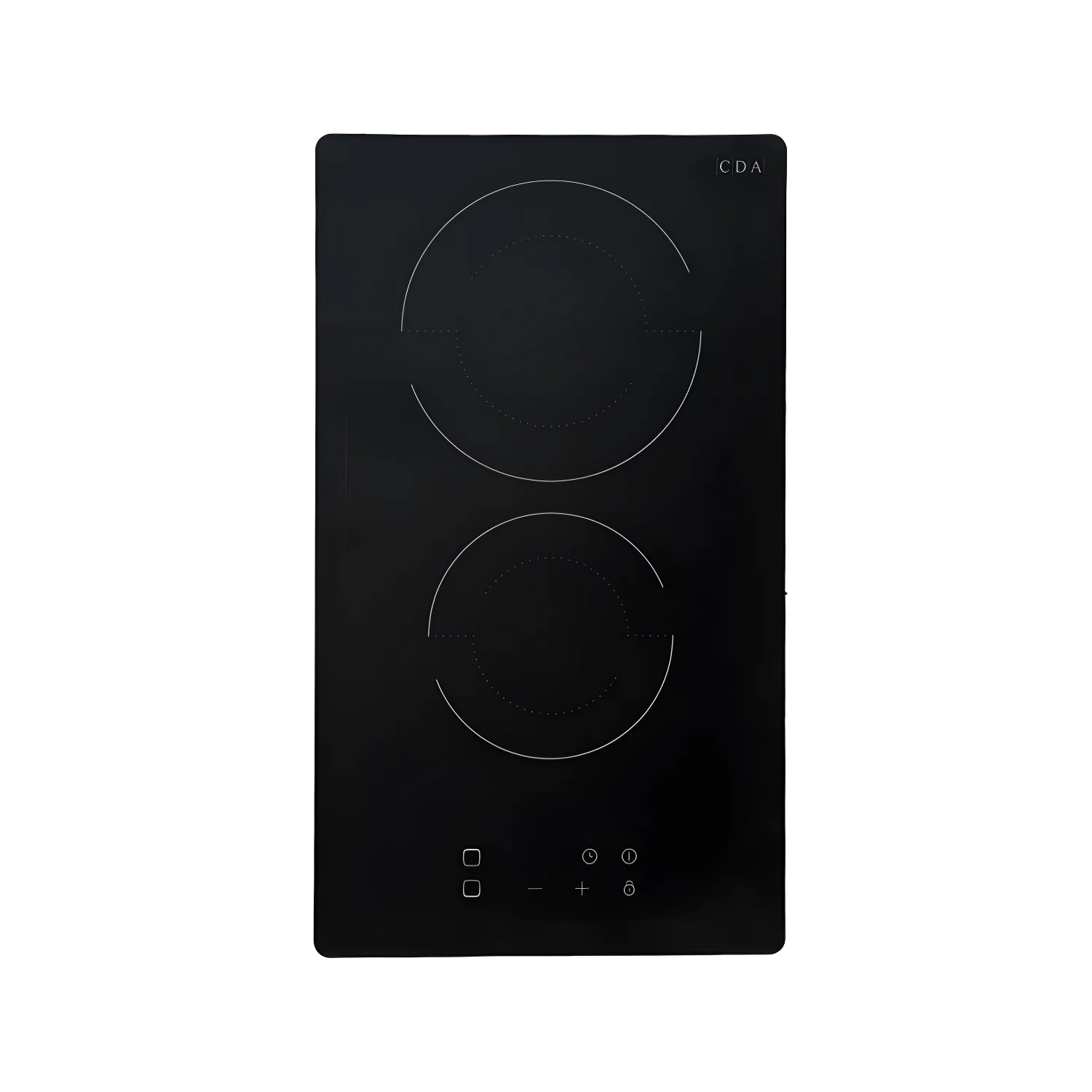 CDA SCC030FR - Black 30cm Domino Ceramic Hob - 2 Cooking Zones