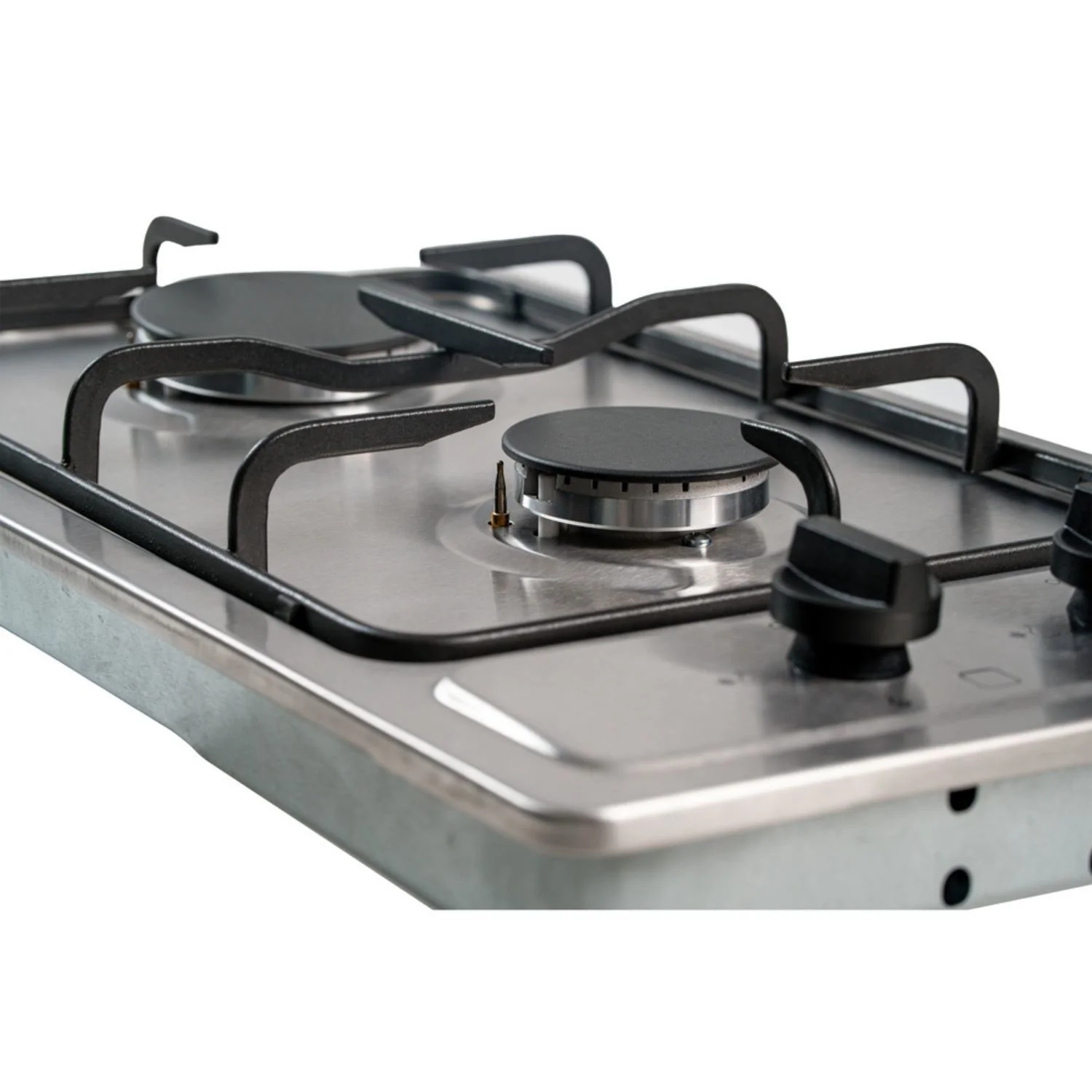 CDA SCG030SS - Stainless Steel 30cm Domino Gas Hob - 2 Burners - Image 4