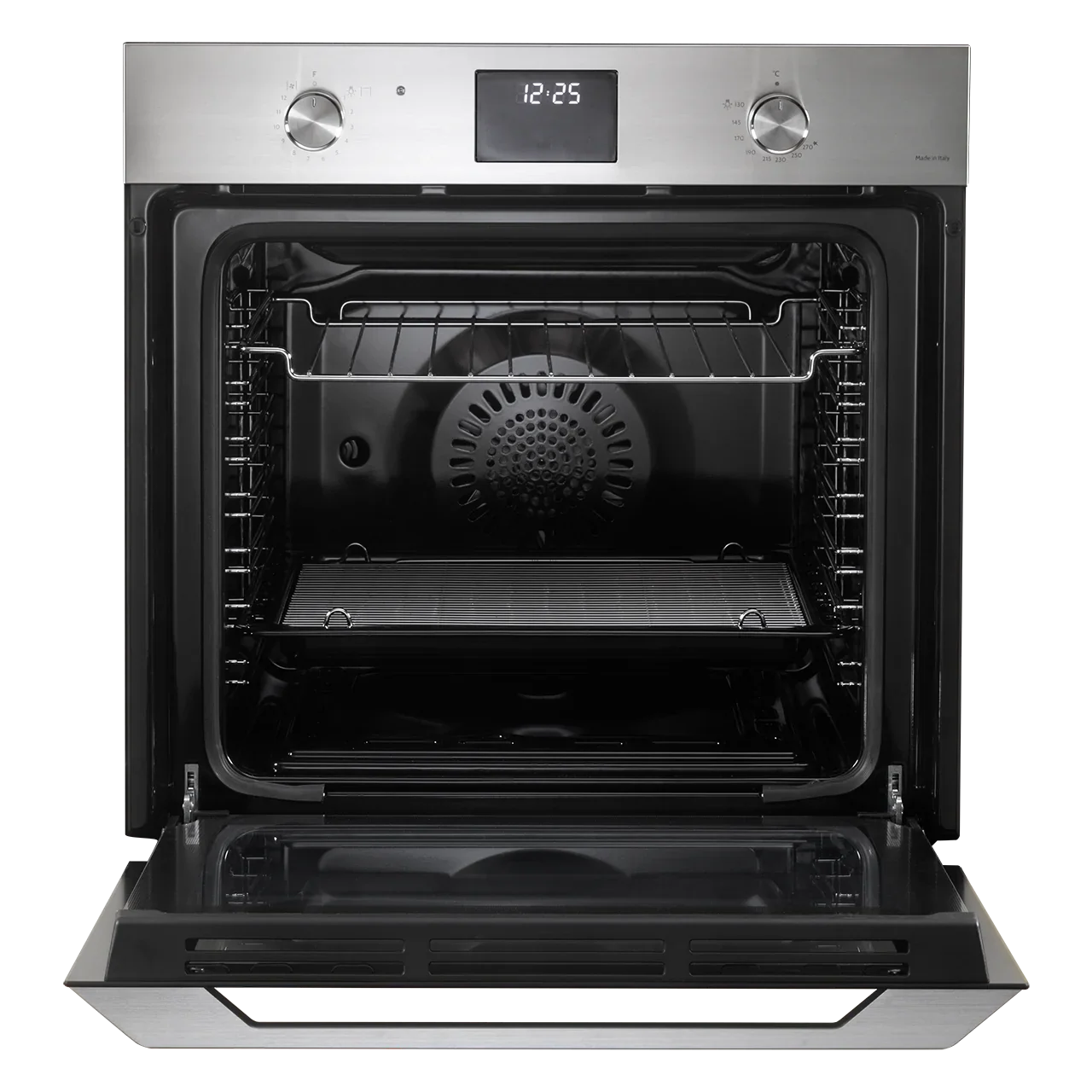 DeLonghi DSG10XL - Stainless Steel Built-In Gas Single Oven - 70L Capacity - A Energy Rating - Image 2