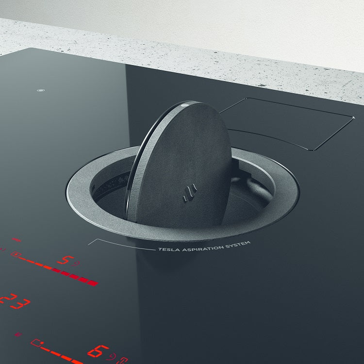 Elica NT-SWITCH-BLK-RC - Black 4 Zone Venting Hob - A+ energy - Image 3