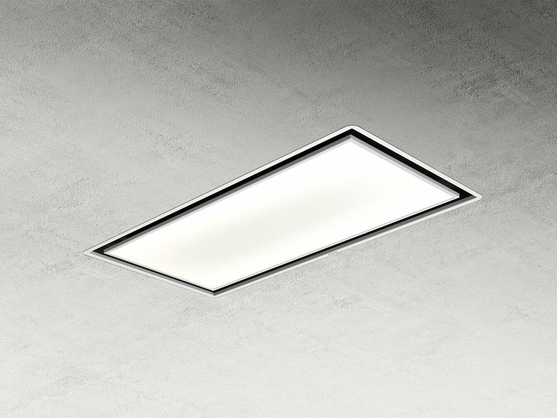 Elica SKYDOME-PLUS-30 - White 100cm Ceiling Integrated Hood - A Rated
