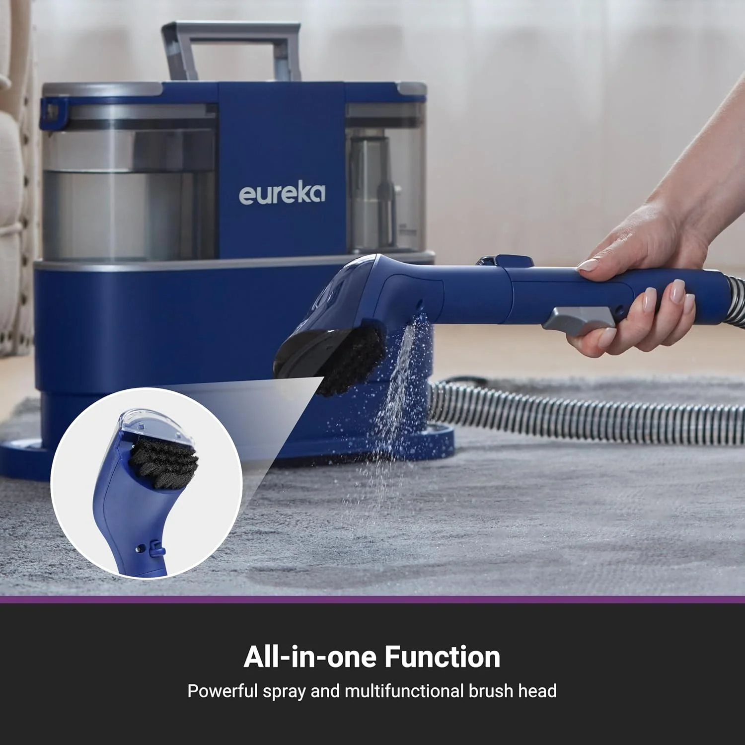Eureka NEY100 - Blue Vacuum Cleaner - 12500Pa Suction Power - 1.5L Water Tank - Image 4