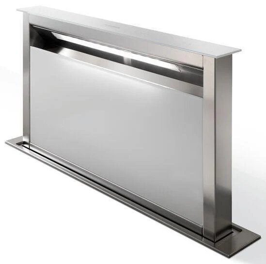 Faber Fabula Plus EV8+ WH A90- White Glass/Stainless Steel 90cm Extractor Hood - A Energy - Image 2