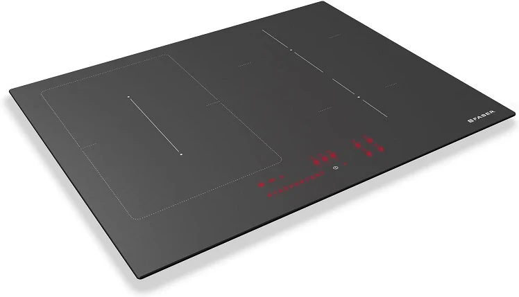 Faber FCH 64 BK KL - Black 60cm 4 Zone Induction Hob - 3000W Zones - Energy Rating Unspecified