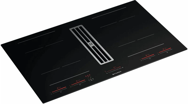 Faber GALILEO-BOLD-F830-RC - Black Venting Hob - 83cm - D Rated - Image 2