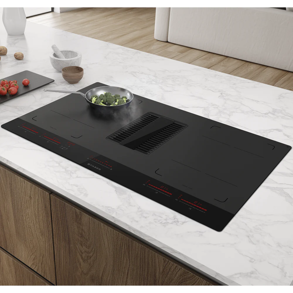 Faber GALILEO GLASS HE - Black 83cm Air Venting Induction Hob - D Energy - Image 3