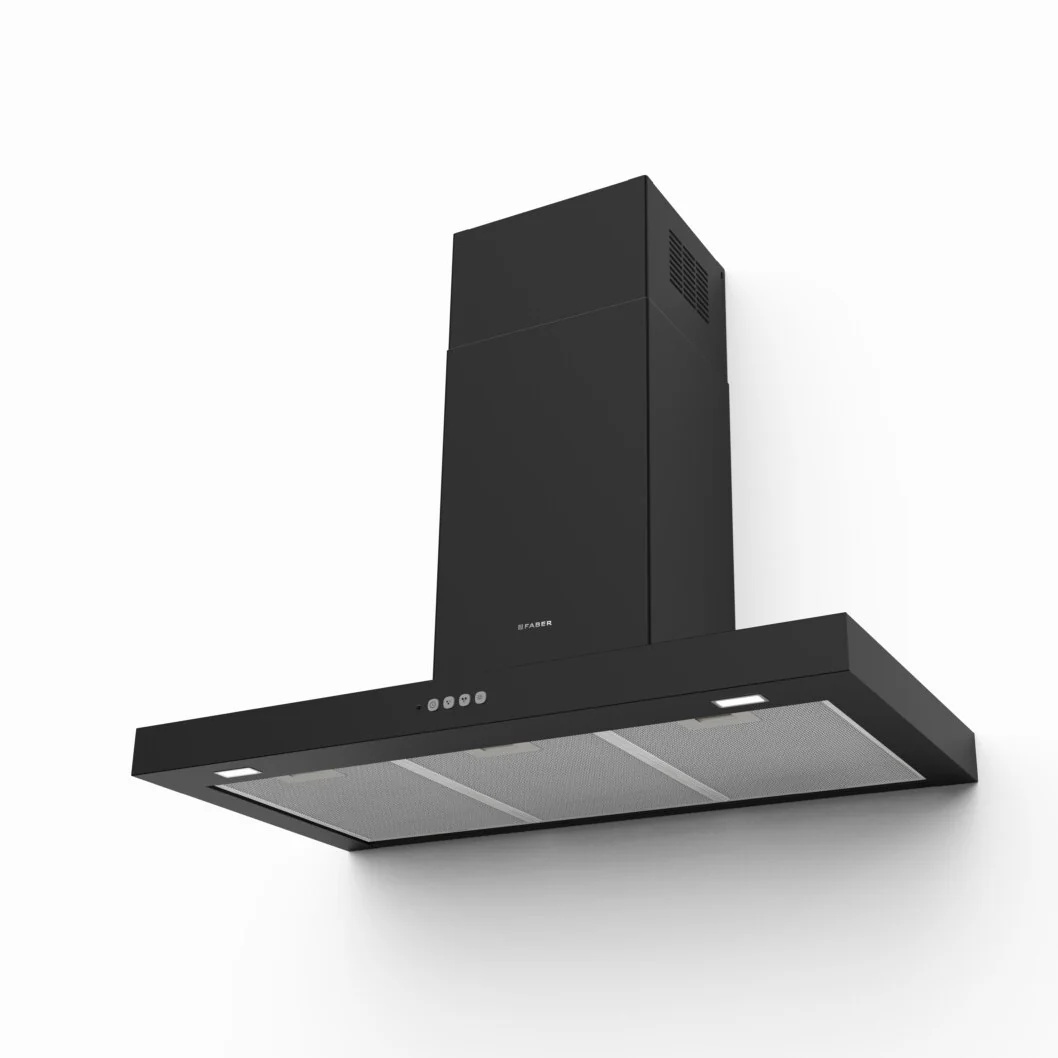 Faber Stilo Comfort BK MATT A90 - Wall Mounted Extractor - 90cm - B Energy - Image 2