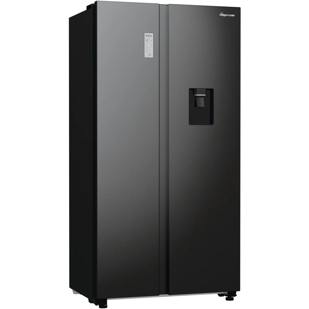 Fridgemaster MS91547BFE - Silver American Fridge Freezer - 547L - E Rated - Image 2