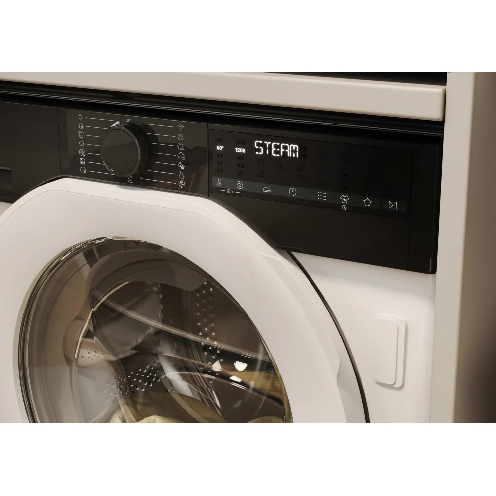 Haier BHA6S69M6D9J-80 - White 9KG Integrated Washing Machine - 1600 RPM - A energy - Image 4