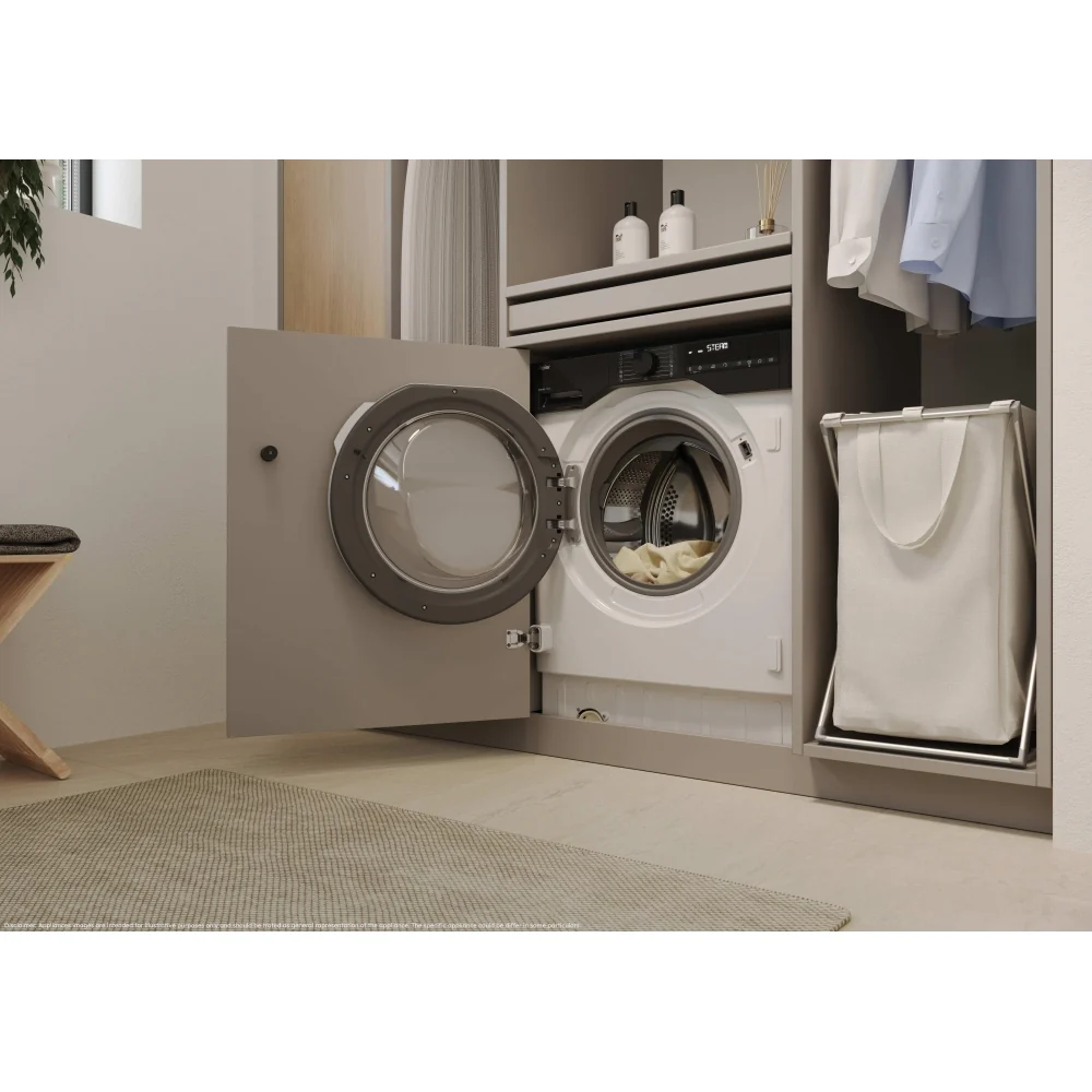 Haier BHA6S69M6D9J-80 - White 9KG Integrated Washing Machine - 1600 RPM - A energy - Image 5