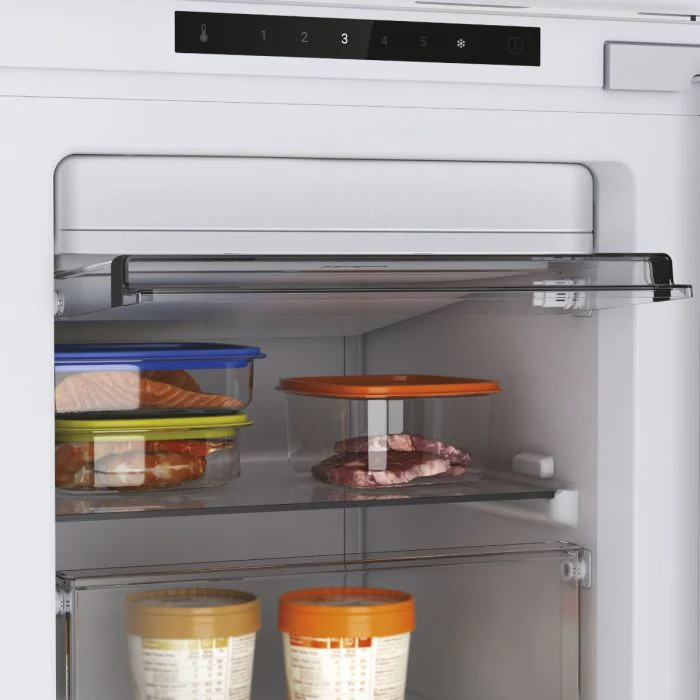 Haier HAUN518EWK - Integrated In Column Frost Free Freezer with Slide Hinge Door- E energy - Image 4