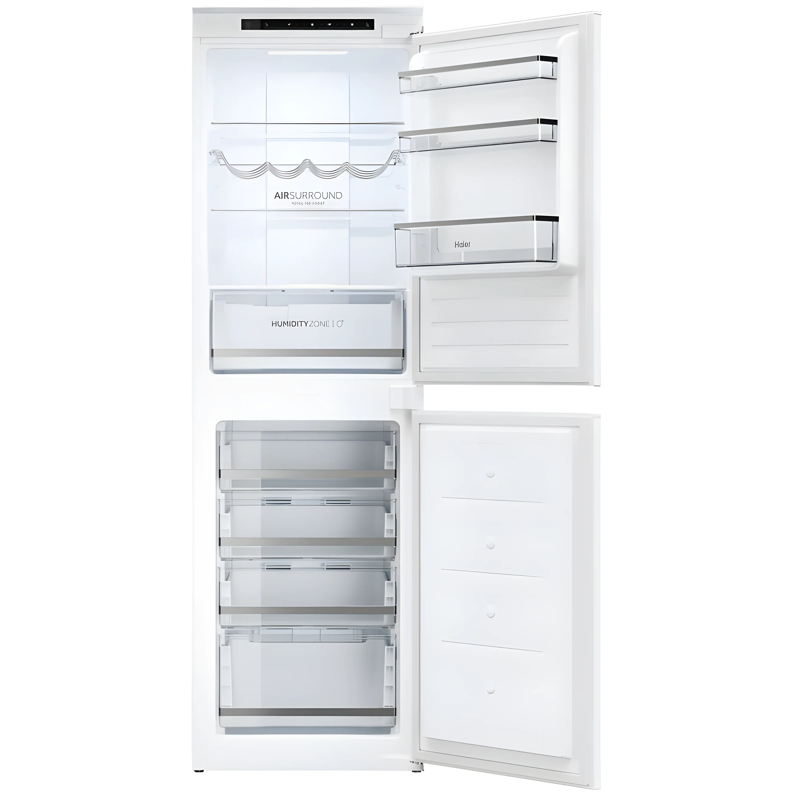 Haier HB50T618FMK - Integrated 50/50 Frost Free Fridge Freezer - E energy - Image 2
