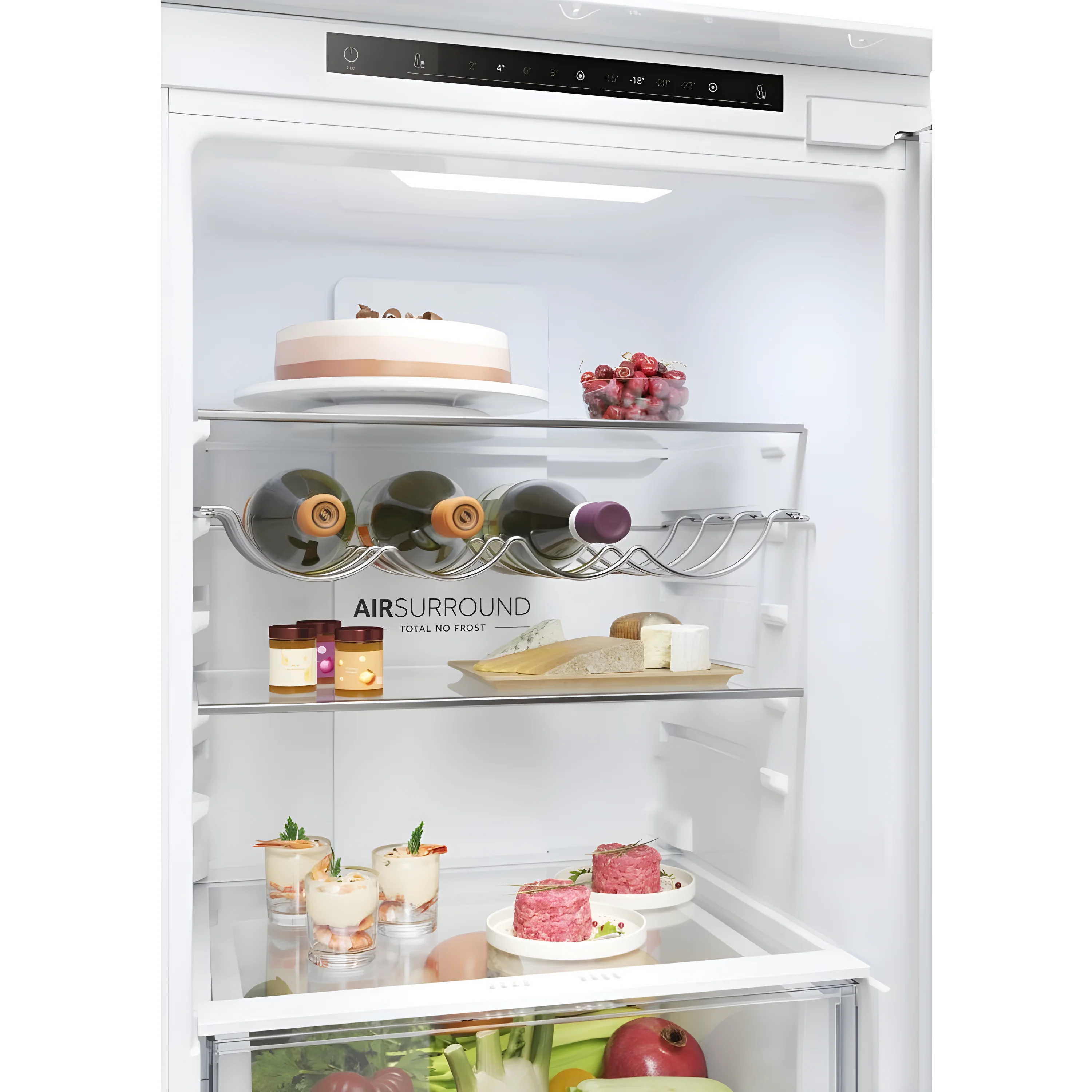 Haier HB50T618FMK - Integrated 50/50 Frost Free Fridge Freezer - E energy - Image 4