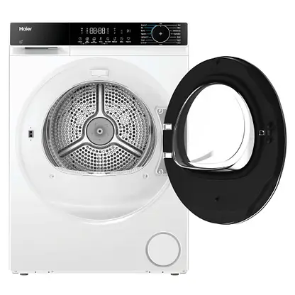 Haier HD120-E357U1-UK - White 12KG Heat Pump Condenser Dryer - D Energy Rating - Image 4