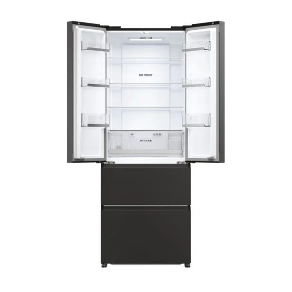 Haier HFR5719ENPB - Slate Black American Fridge Freezer - 446L - E energy - Image 3
