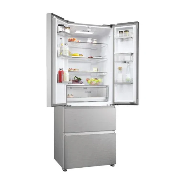 Haier HFR5719EWMP - Platinum Inox American Fridge Freezer - 444L Total Capacity - E Energy - Image 4