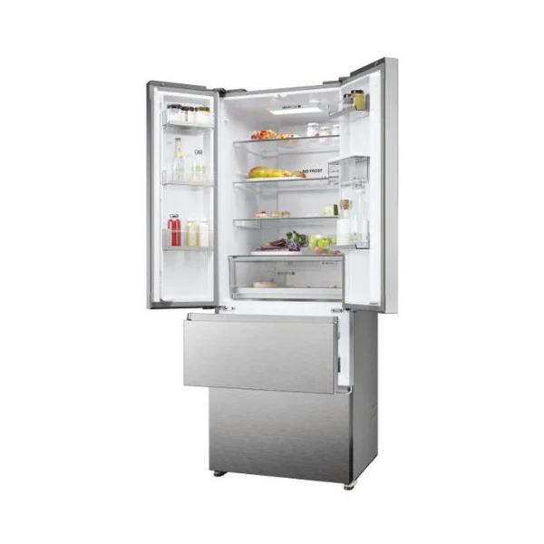 Haier HFR5719EWMP - Platinum Inox American Fridge Freezer - 444L Total Capacity - E Energy - Image 5