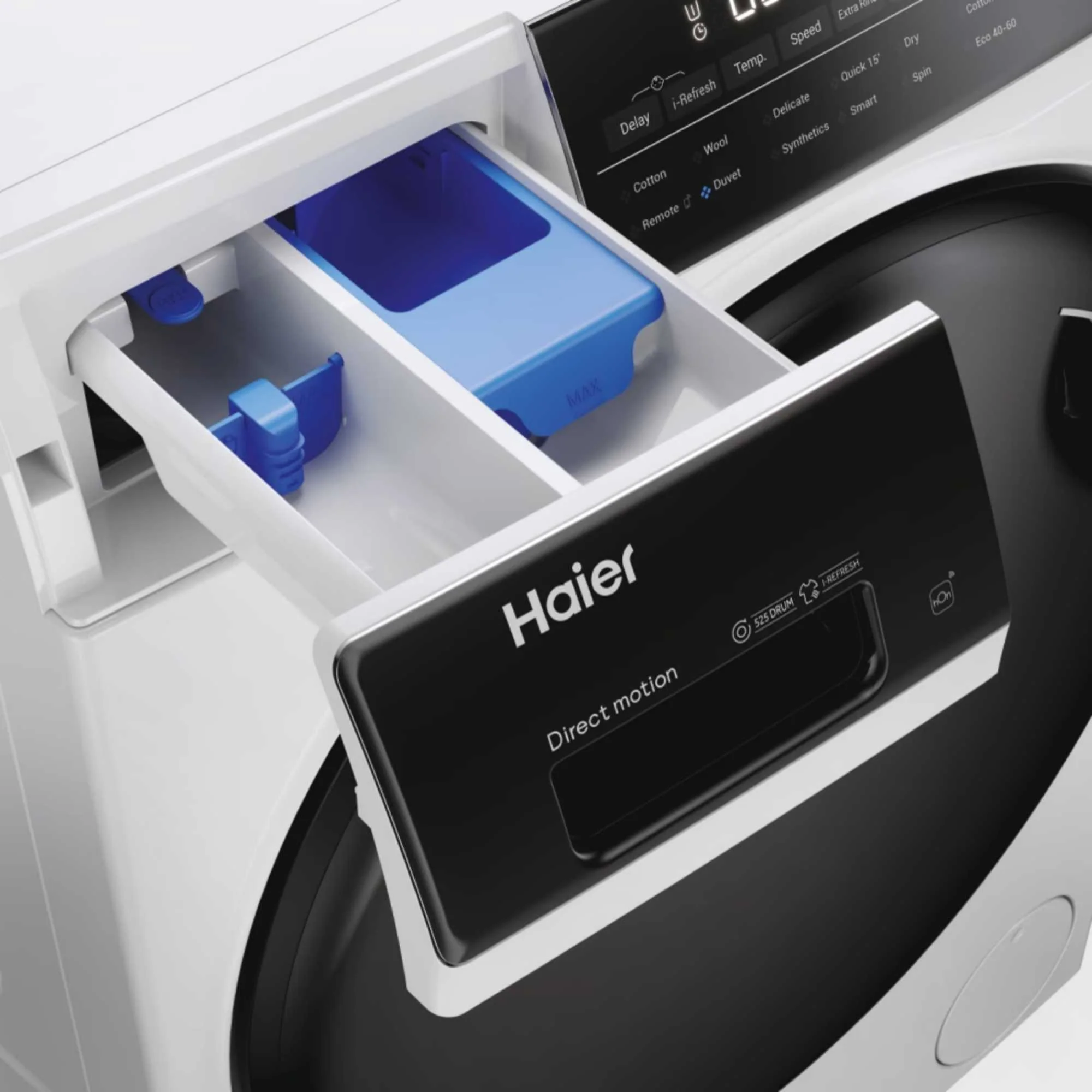 Haier HW90B14959NUUK - White Washer Dryer - 9KG Wash/6KG Dry - 1400RPM - D Energy - Image 4