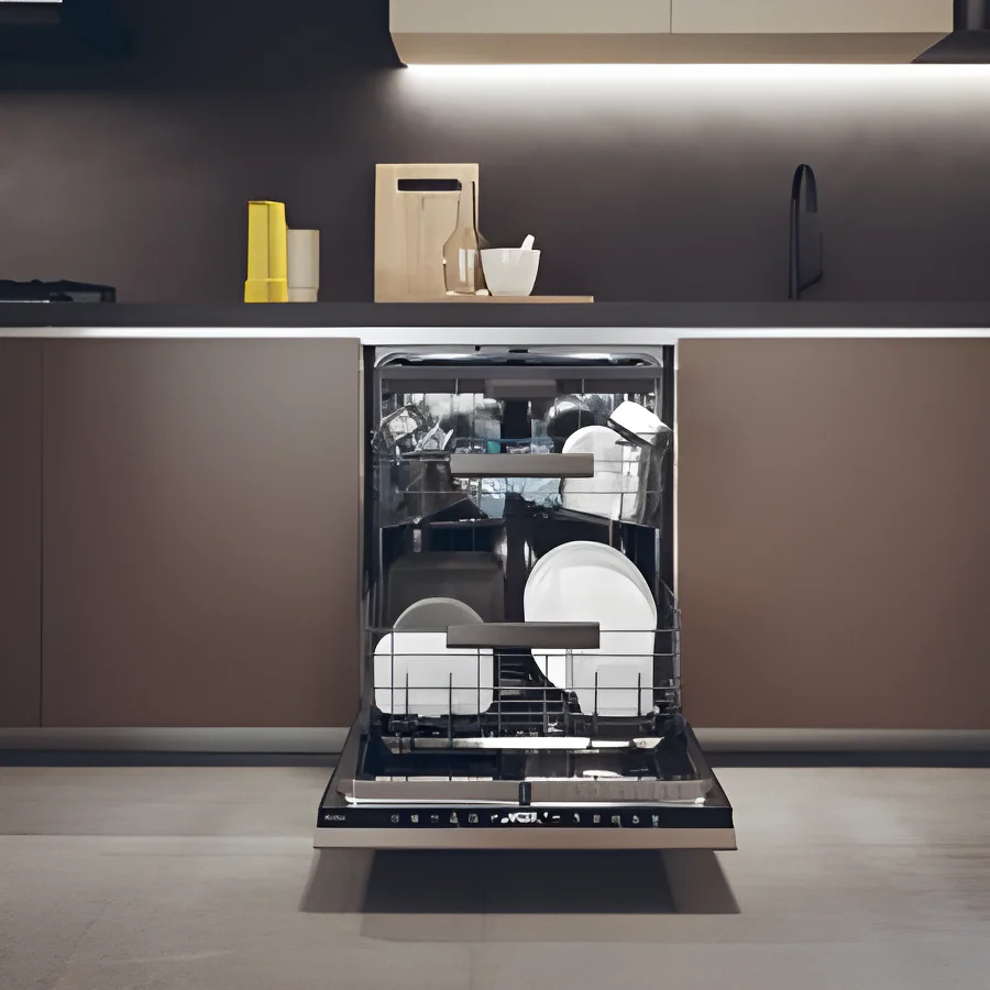 Haier XI 6C4S3FSB-80 - Black Built-in Dishwasher - 16 Place Settings - C Energy Rating - Image 4
