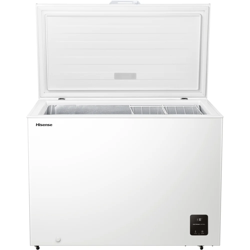 Hisense FC386D4AWLE - White Chest Freezer - 297L - E Rated - Image 2