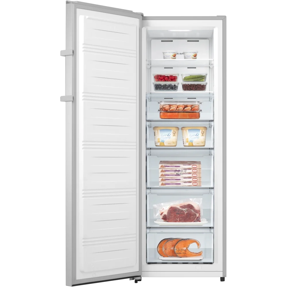 Hisense FV298N4ACE - Stainless Steel Tall Freezer - 229L - E Rated - Image 3