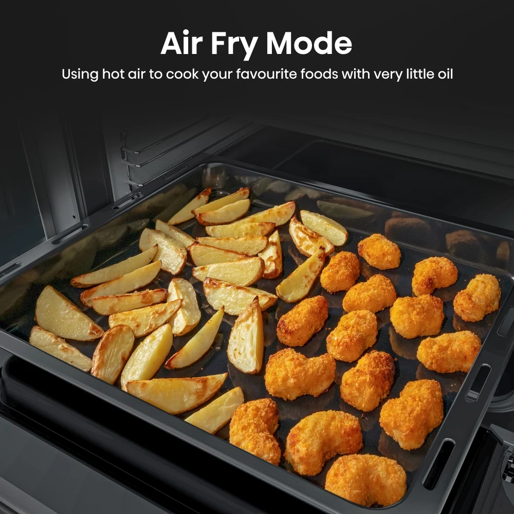 Hisense HDCEC5C10W - White Electric Cooker - Double Oven with Ceramic Hob - A Rated - Image 4