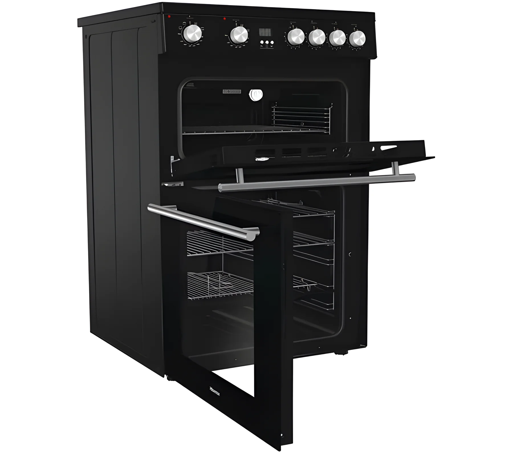 Hisense HDE3211BIBUK - Black Electric Double Oven Cooker - Induction Hob - G Energy - Image 2