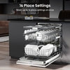 Hisense HV673C61UK - Black Fully Integrated Dishwasher - 16 Place Settings - C Energy Rating - Image 4