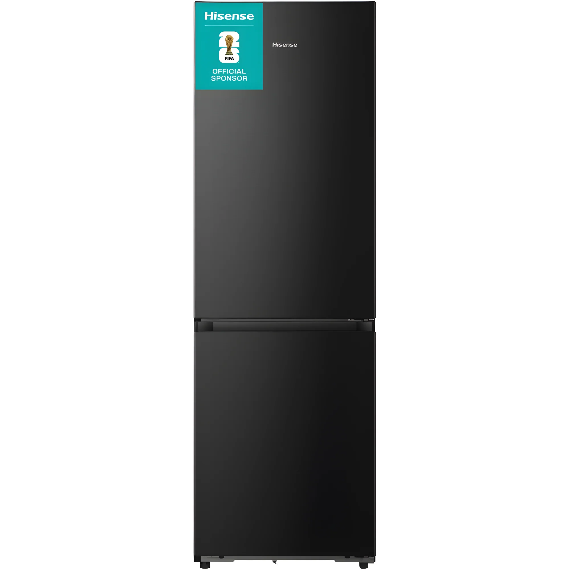 Hisense RB5K330GSFC - Black Stainless Fridge Freezer - Total No Frost Wi-Fi Connected - C Rated