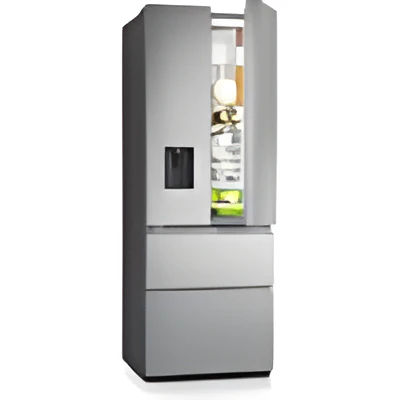 Hisense RF632N4WIE - Stainless Steel American Fridge Freezer - 485L Capacity - E Energy Rating - Image 4