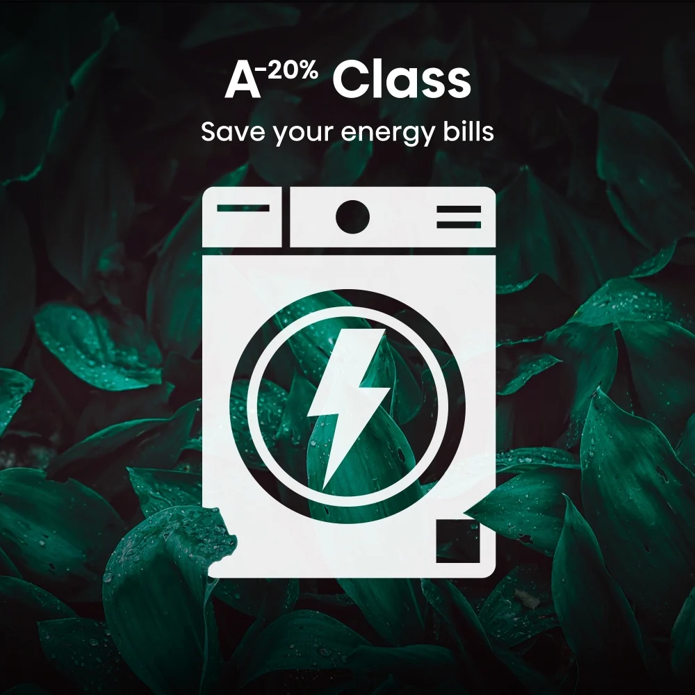 Hisense WF1Q8041BW - White 8KG Washing Machine - 1400 RPM - A Energy - Image 4
