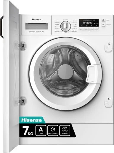 Hisense WF3M741BWI - White Integrated 7KG Washing Machine - 1400 RPM - A energy - Image 2