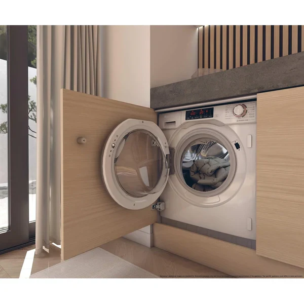 Hoover HBDS 4954DMB5-80 - White & Black Integrated Washer Dryer - 9KG Wash 5KG Dry - A Energy - Image 3