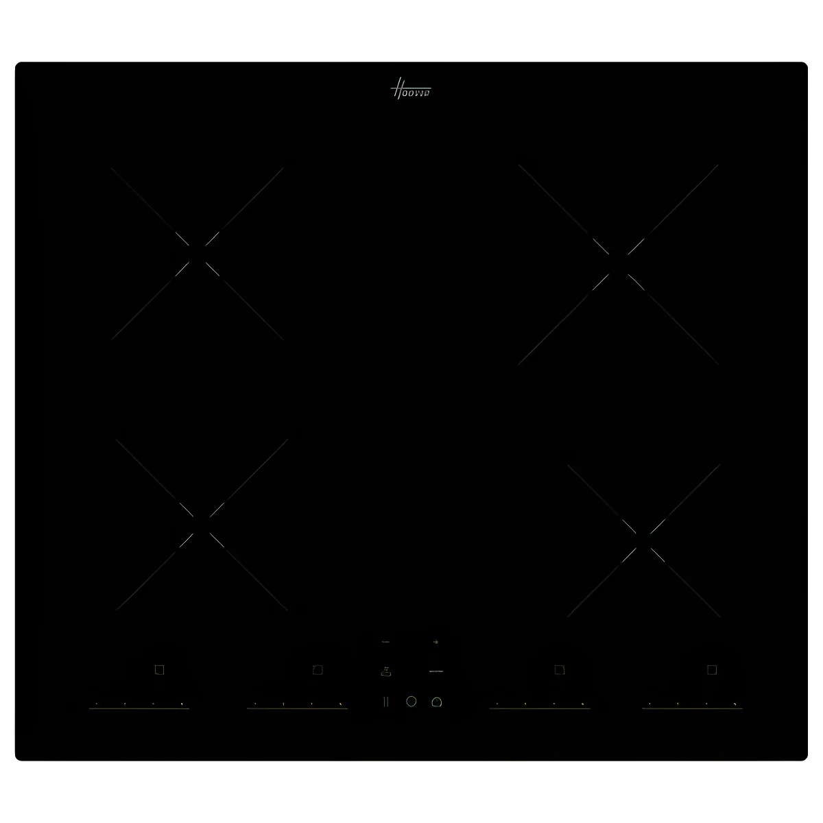 Hoover HIS647MCAR1 - Black Glass 4 Zone Induction Hob - 59.5cm - Built-in