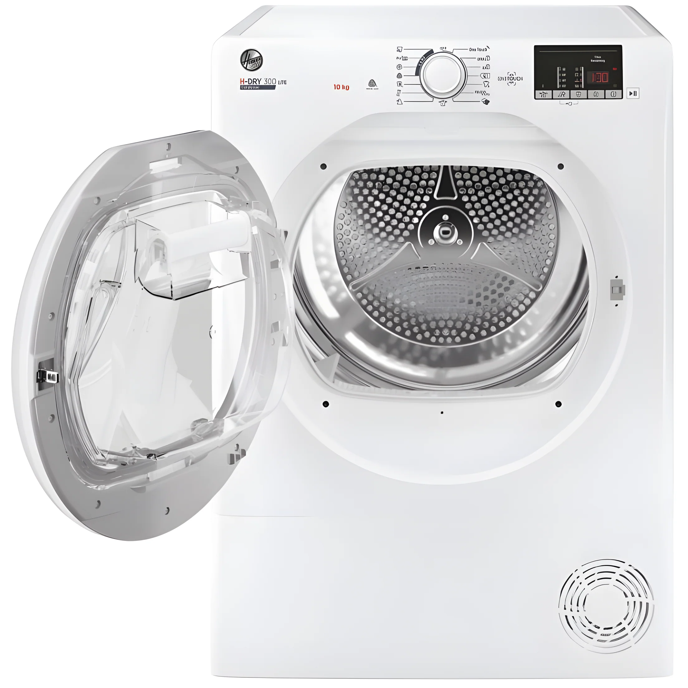 Hoover HLE C10DE - White 10KG Condenser Tumble Dryer - B energy - Image 2