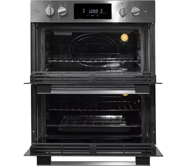 Hoover HO7DC3B308IN - Stainless Steel & Black Double Ovens - 77L Total Capacity - A Energy Rating - Image 3