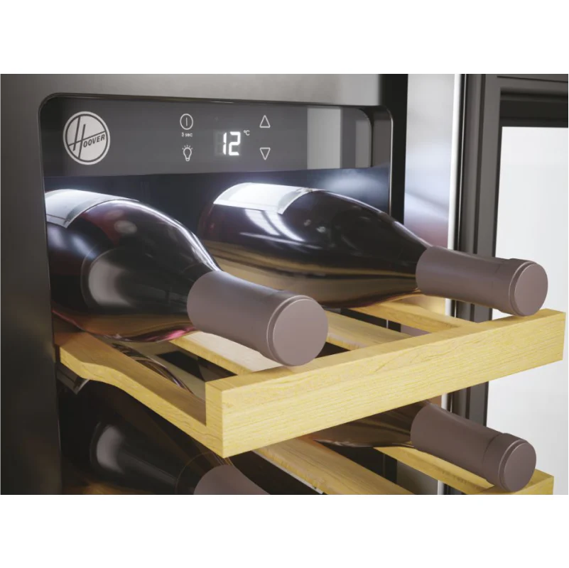Hoover HWCB 30 UK/N - Black 19 Bottle Capacity Wine Cooler - G energy - Image 3