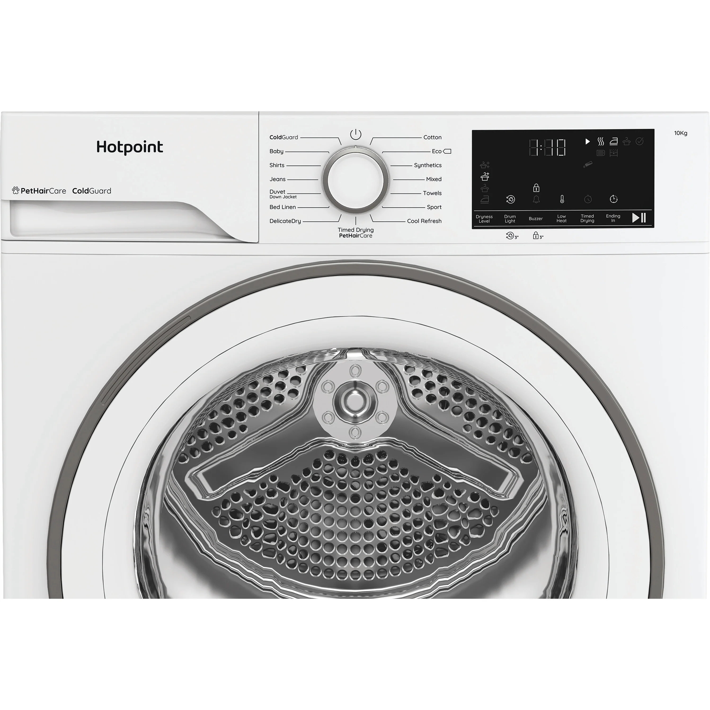 Hotpoint C HD 103M WW UK - White 10KG Heat Pump Tumble Dryer- Cold Guard - Freestanding - Image 3
