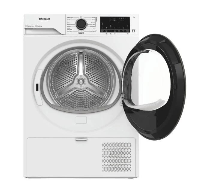 Hotpoint  C HD 84M WBS UK  - White 8KG Heat Pump Tumble Dryer -Cold Guard - C Energy - Image 2