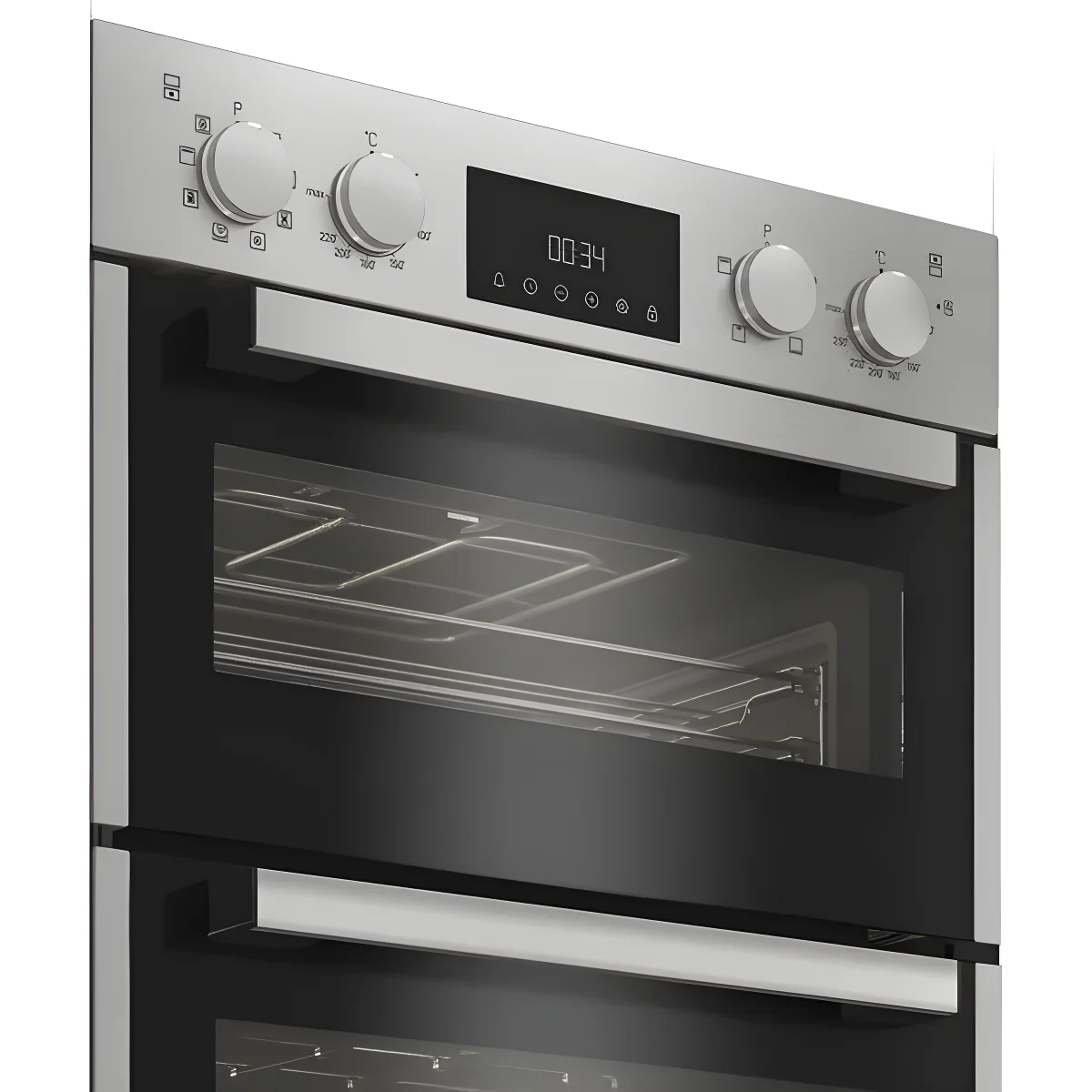 Hotpoint DIH 82D1 IX - Stainless Steel Built-In Double Oven - 71L + 38L - A Energy - Image 3