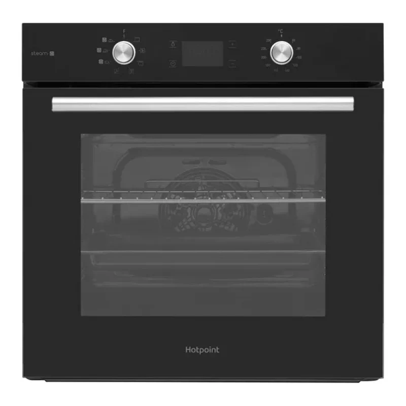 HOTPOINT FA4S 541 JBLG H - Black Single Oven - 66L Capacity - Gentle Steam - A Energy