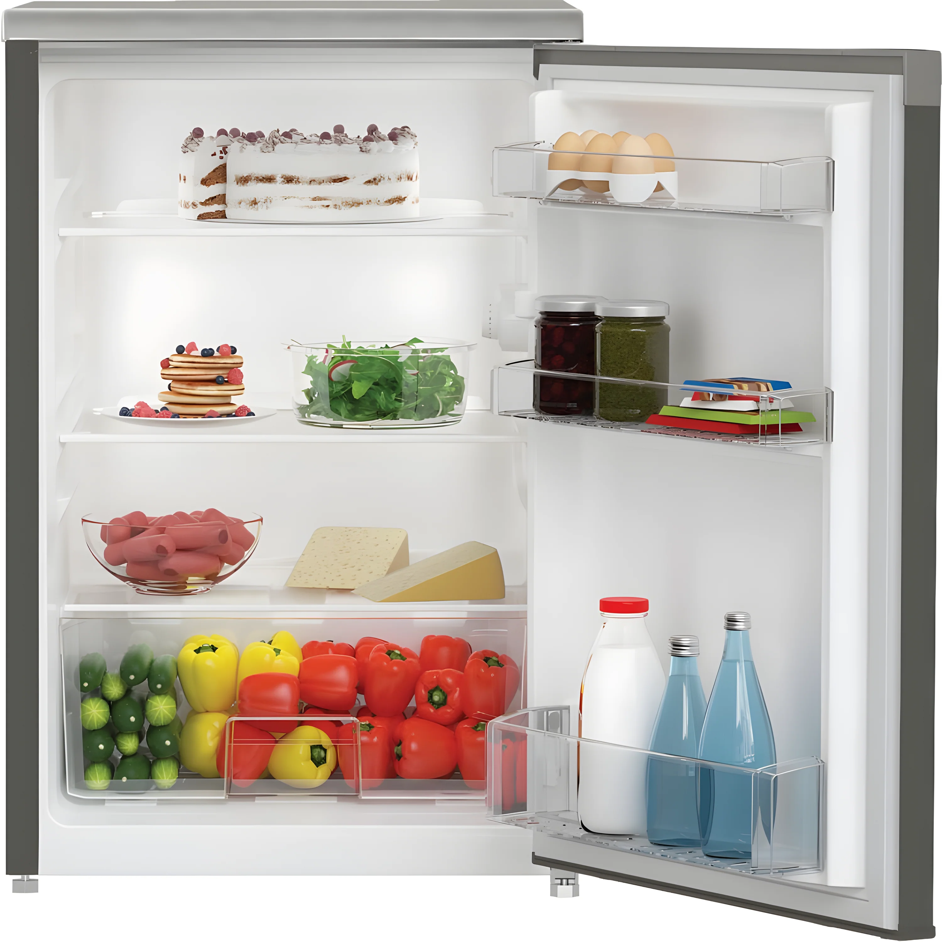 Hotpoint H55R1 112X UK - Grey Under Counter Larder Fridge - 128L - E energy rating - Image 3