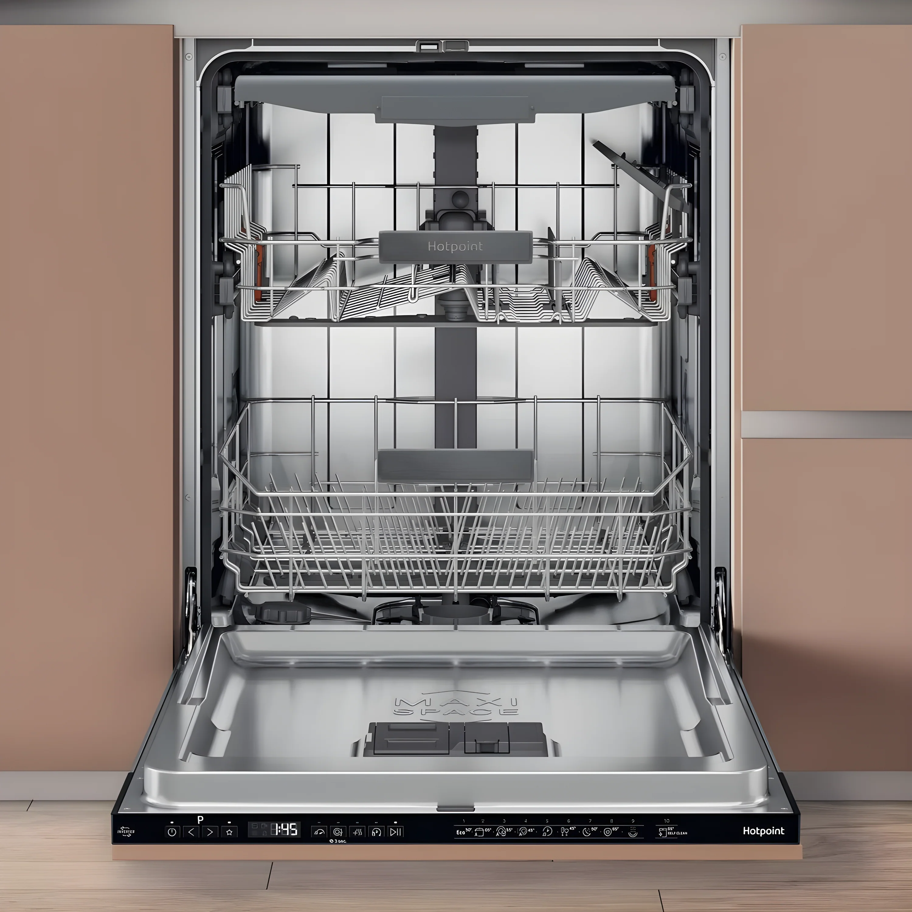 Hotpoint H7IC16M6 UK - Black 16 Place Settings Dishwasher - Integrated - C Energy Rated - Image 2