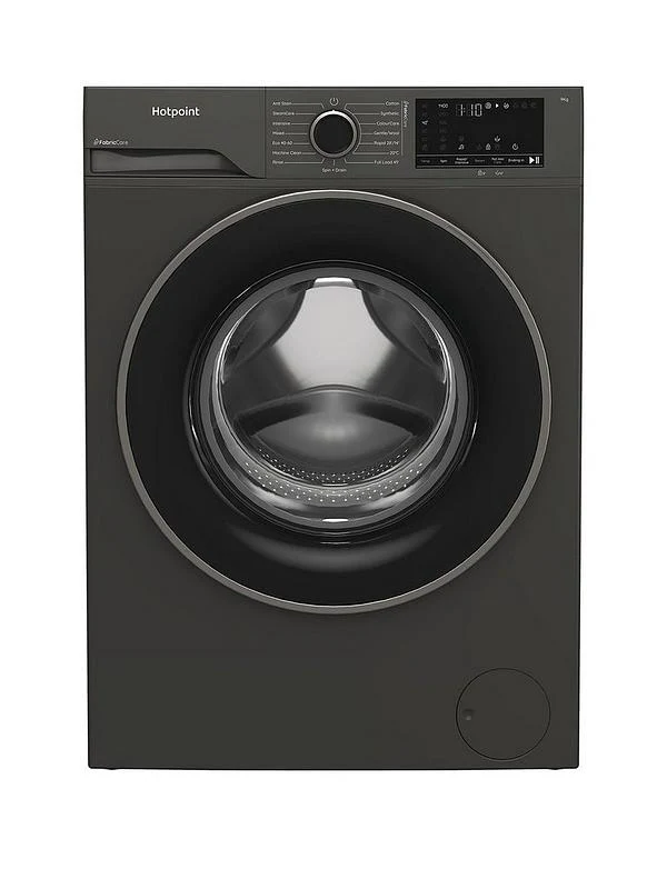Hotpoint HB 93G CARE UK - Manhattan Grey 9KG Washing Machine - 1400 RPM - A energy