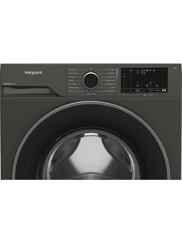 Hotpoint HB 93G CARE UK - Manhattan Grey 9KG Washing Machine - 1400 RPM - A energy - Image 3