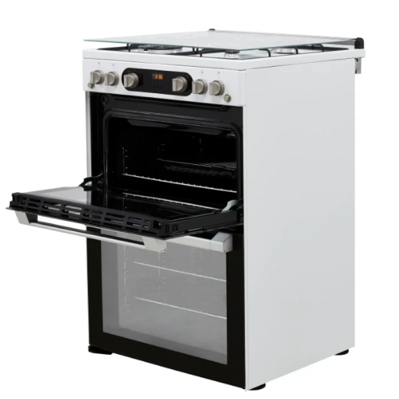 Hotpoint HD67G02CCW/UK - White 4 Zone Gas Cooker - Catalytic cleaning - A+ energy - Image 4