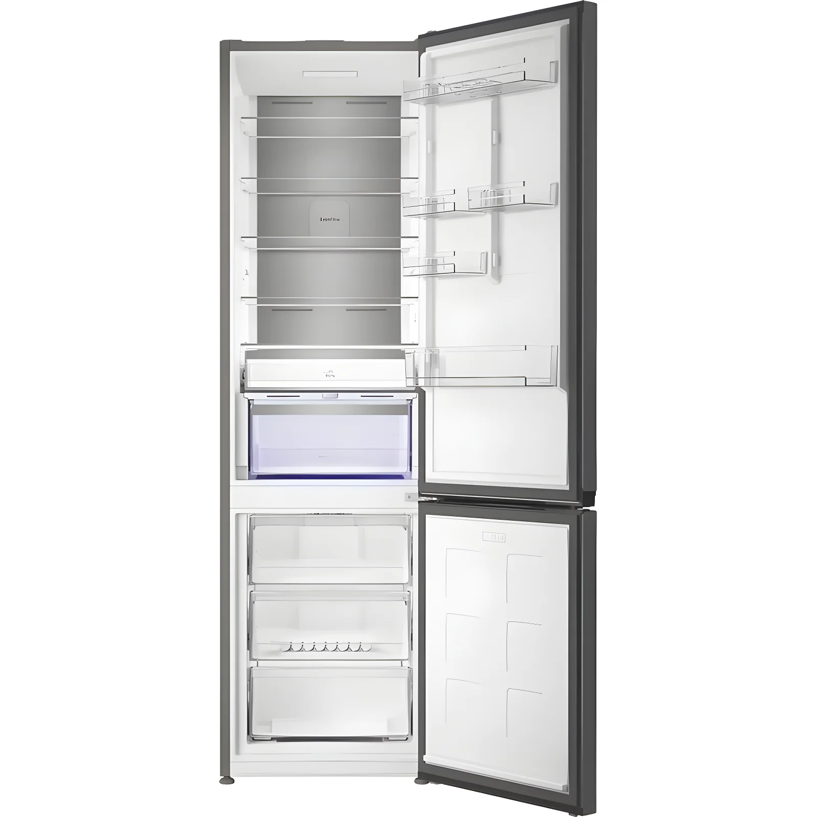 Hotpoint HPK 26412 XR5UKE1 - Black Steel 70/30 Fridge Freezer -Garage Safe - Dual No Frost - D Energy - Image 3