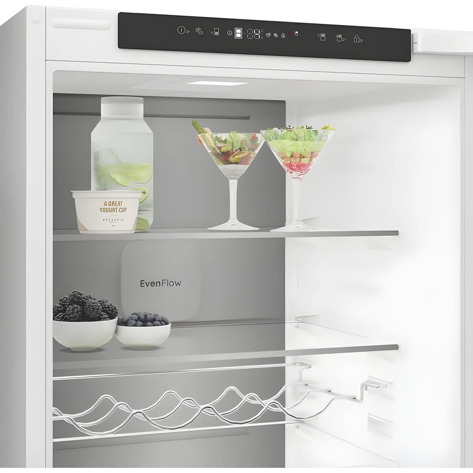Hotpoint HPK2 5293 B5UK - Zinc Metal 70/30 Integrated Fridge Freezer - 270L - D Energy - Image 3