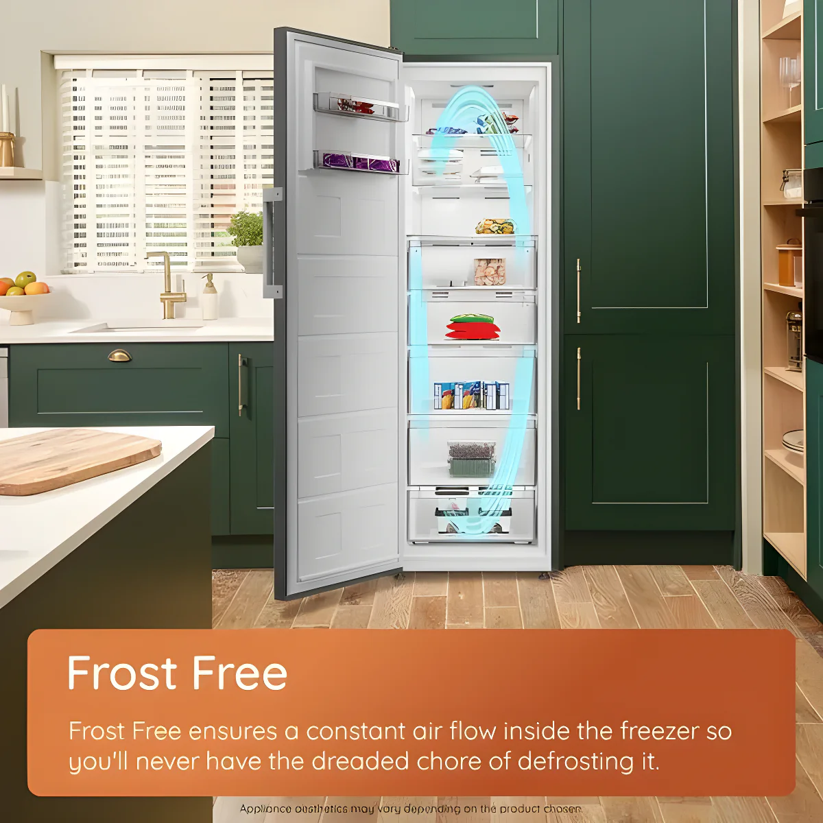 Hotpoint HPMFF 1292 W4UK - White 256L Tall Freezer - Frost Free -Garage Safe - E Energy - Image 5
