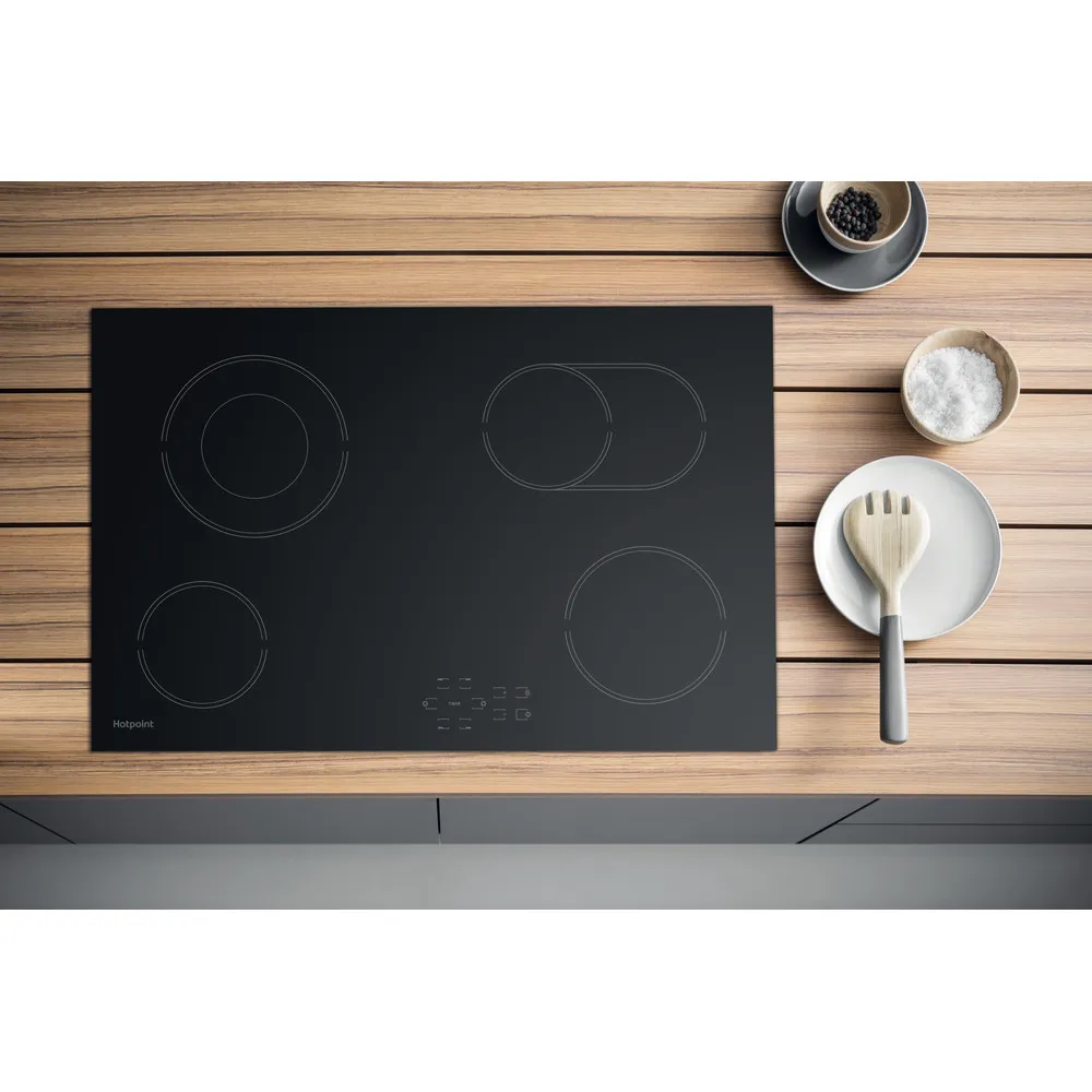Hotpoint HR 724 B H - Black 4 Zone Ceramic Hob - Image 2